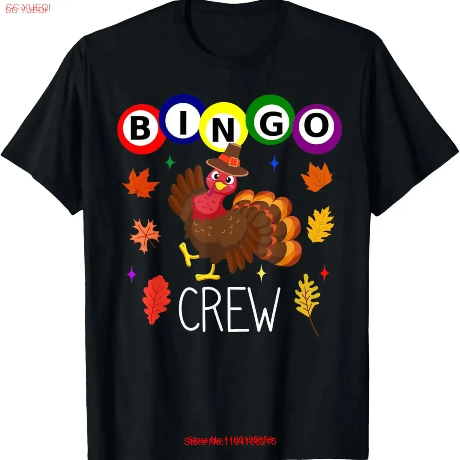 

Thanksgiving Bingo Team Cute Turkey Gambling T Shirt vintage Washed Casual Versatile fashion Comfortable graphic Slightly Soft