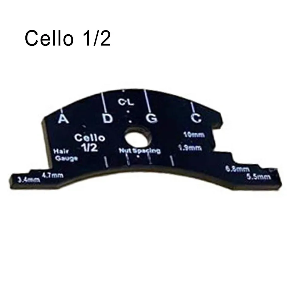 1pc Violin Bridges Multifunctional Template Full Size Cello Bridge Repair Tool Violin Parts Accessories Plastic Violin Bridge