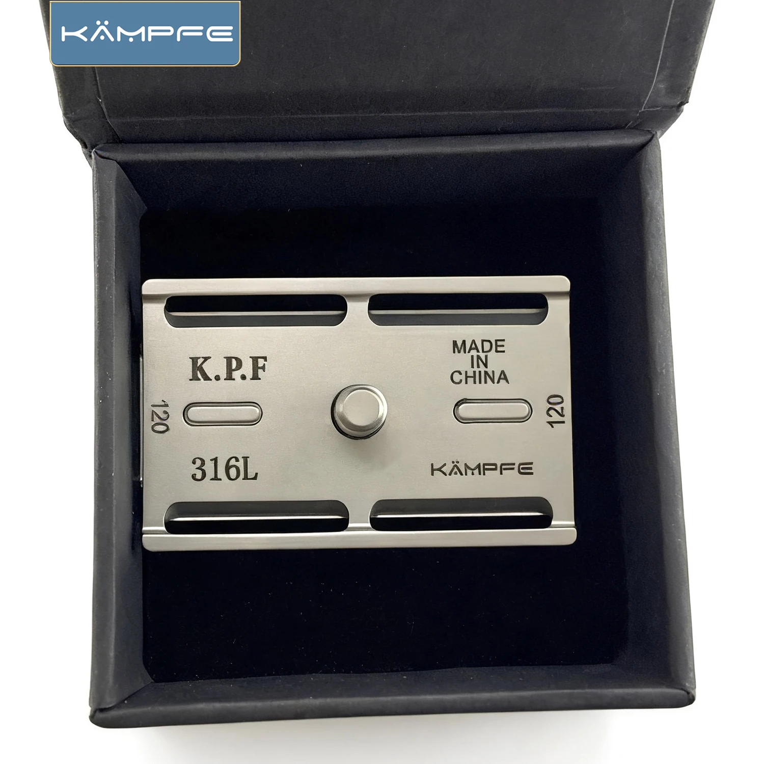 kampfe-ヴィンテージcnc精密加工-316ステンレス鋼製かみそり-メンズ安全手動シェーバーヘッド