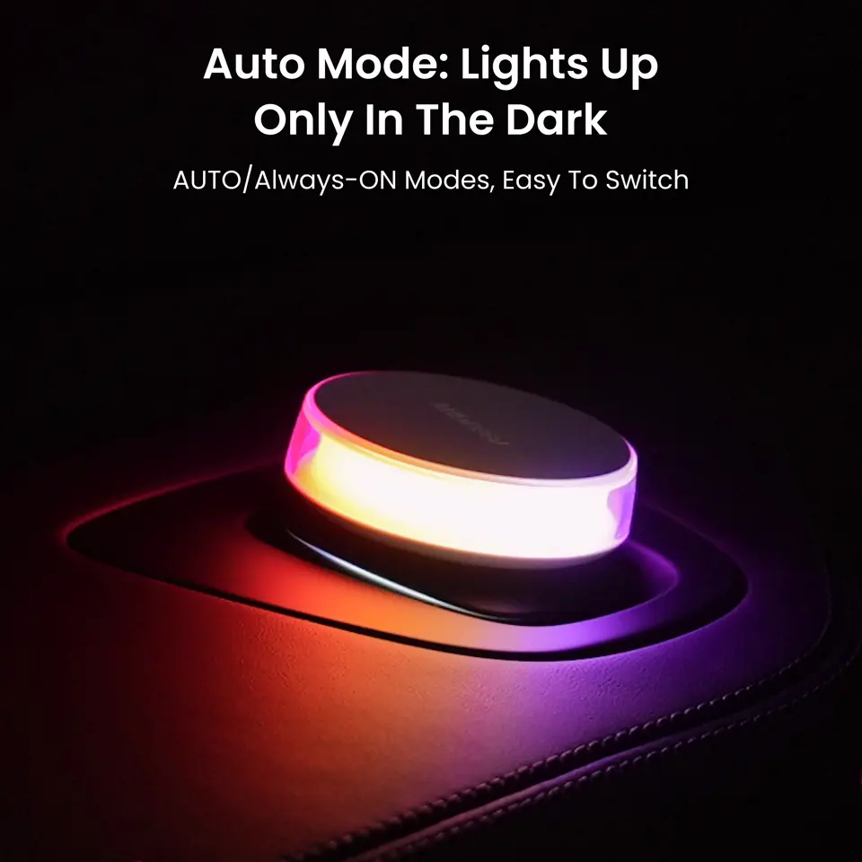 Yeelight Vega RGB Night Light Motion Sensor Rechargeable Magnetic Color Changing Wall Lamp for Bedroom Closet Stairs Gaming Room - 4