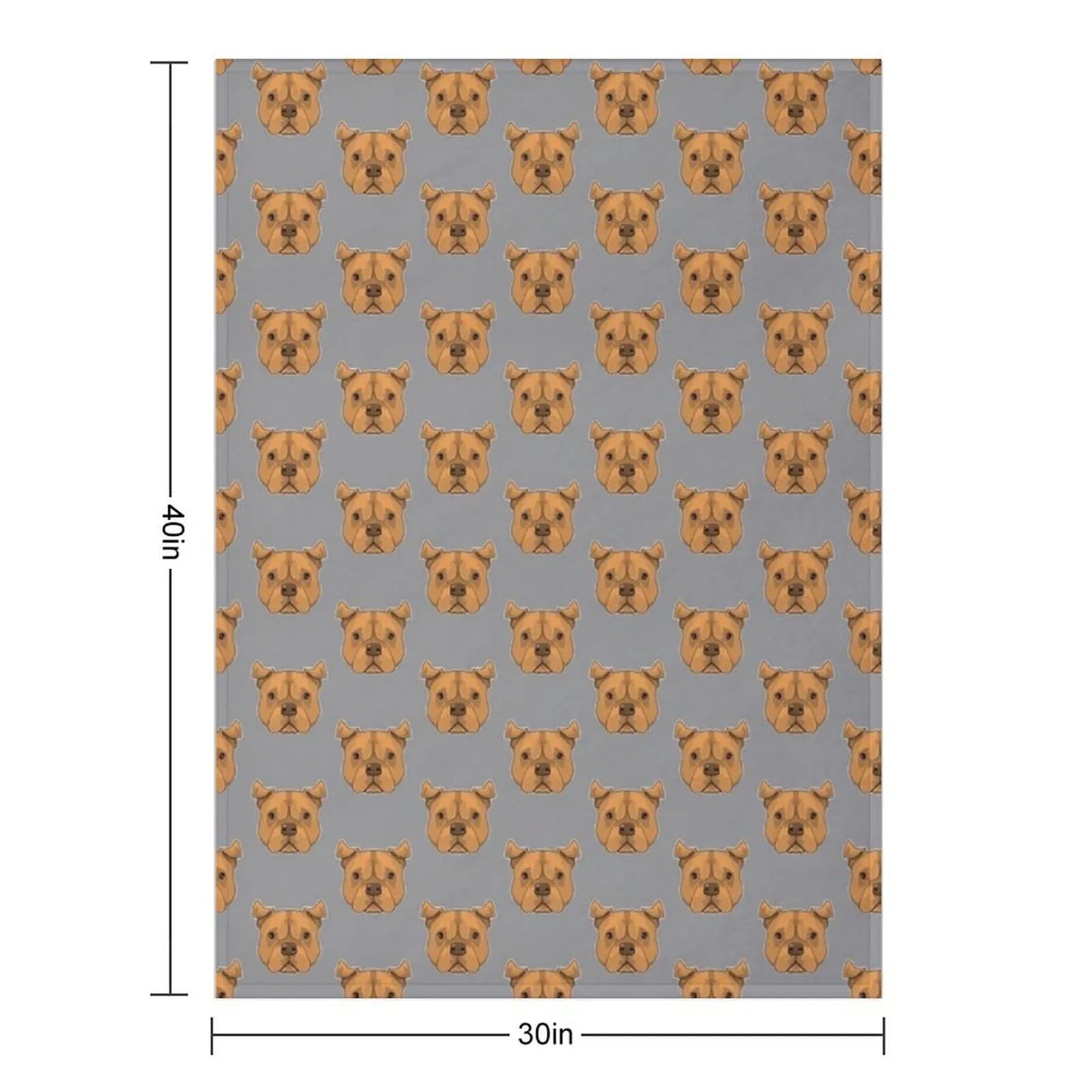 Red pitbull Throw Blanket Picnic Personalized Gift blankets and throws christmas gifts Kid'S Luxury Thicken Blankets