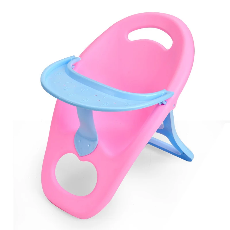 Mini sièges en plastique pour enfants, jouets ménagers, accessoires bébé beurre, 4-10 amaran, taille universelle, poupées, chaise de salle à manger, chaise pour tout-petits