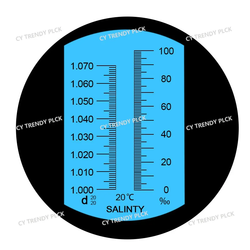 Handheld Salinity Meter Seawater Meter Refractometer Aquarium Optical Salinity Meter