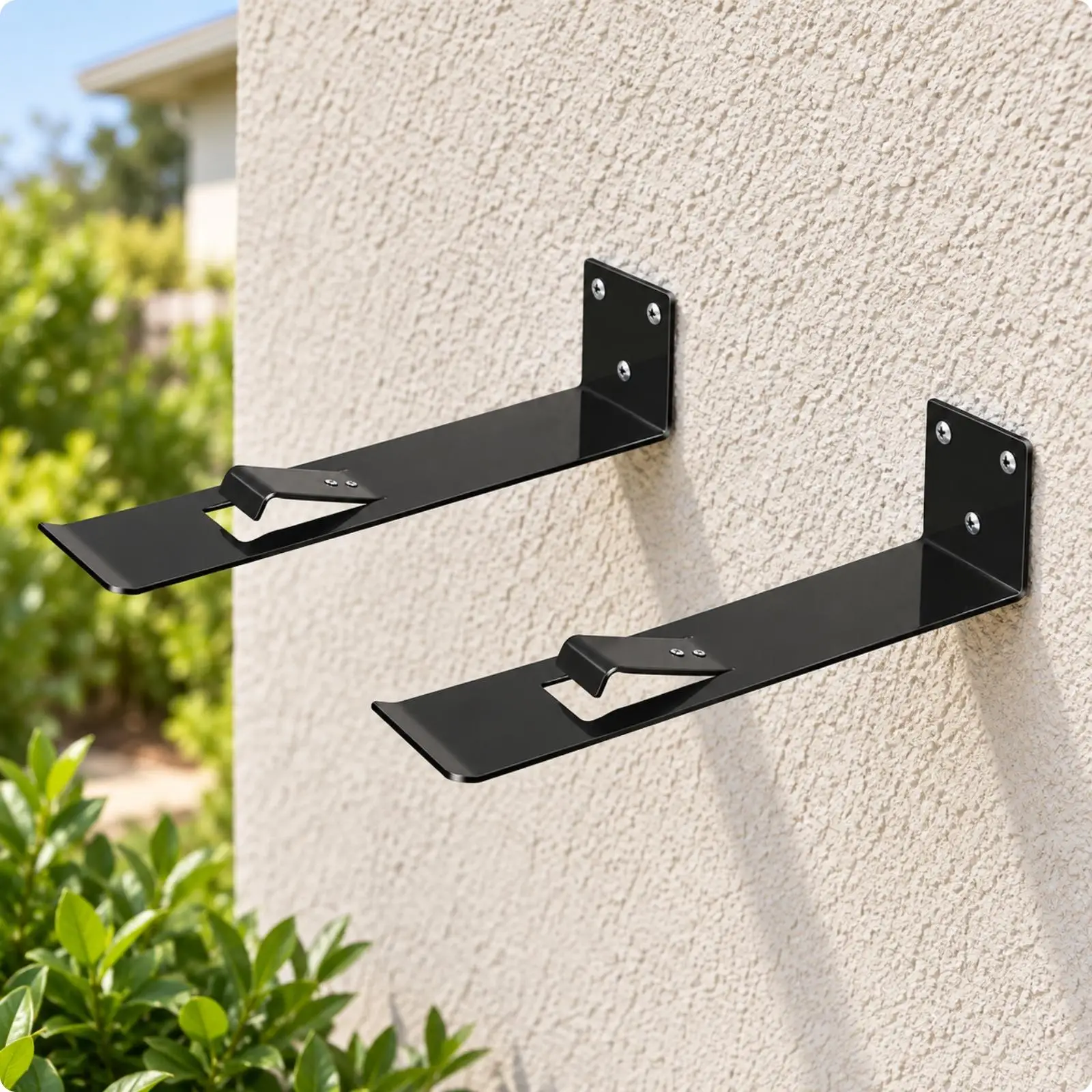Metal Owl Mount Bracket for Outdoor Tree Wall Wood Post Secure Decoy Holder with Screws and Washers