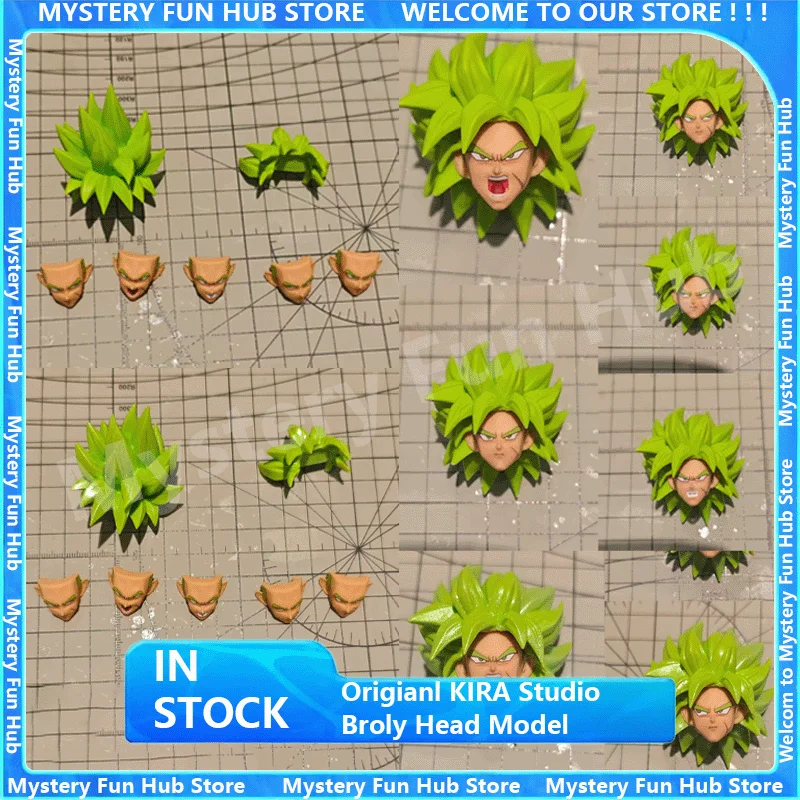 Hot Origianl KIRA Studio Broly Action Figure Head Model Full Set Calm Broly Face Sculpt Scar & No Scar Version Head Accessories