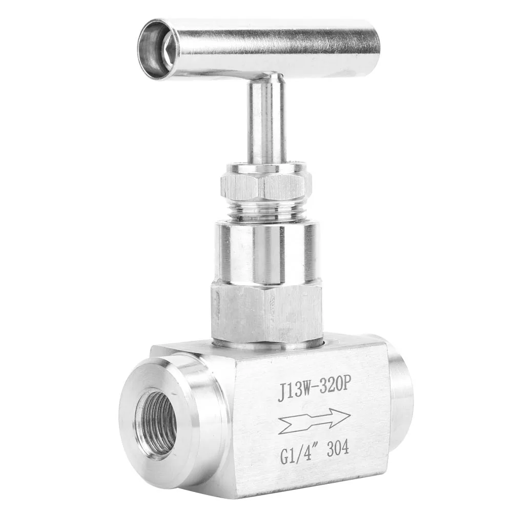 Zk20 Stainless Steel BSPP Female Thread Straight Needle Valve for Water Transmission(1/4in)