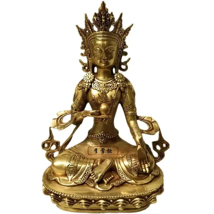 

The pure copper statue of Bodhisattva in the Tantric Tibetan tradition can be used to hold Feng Shui ornaments 30CM 20CM