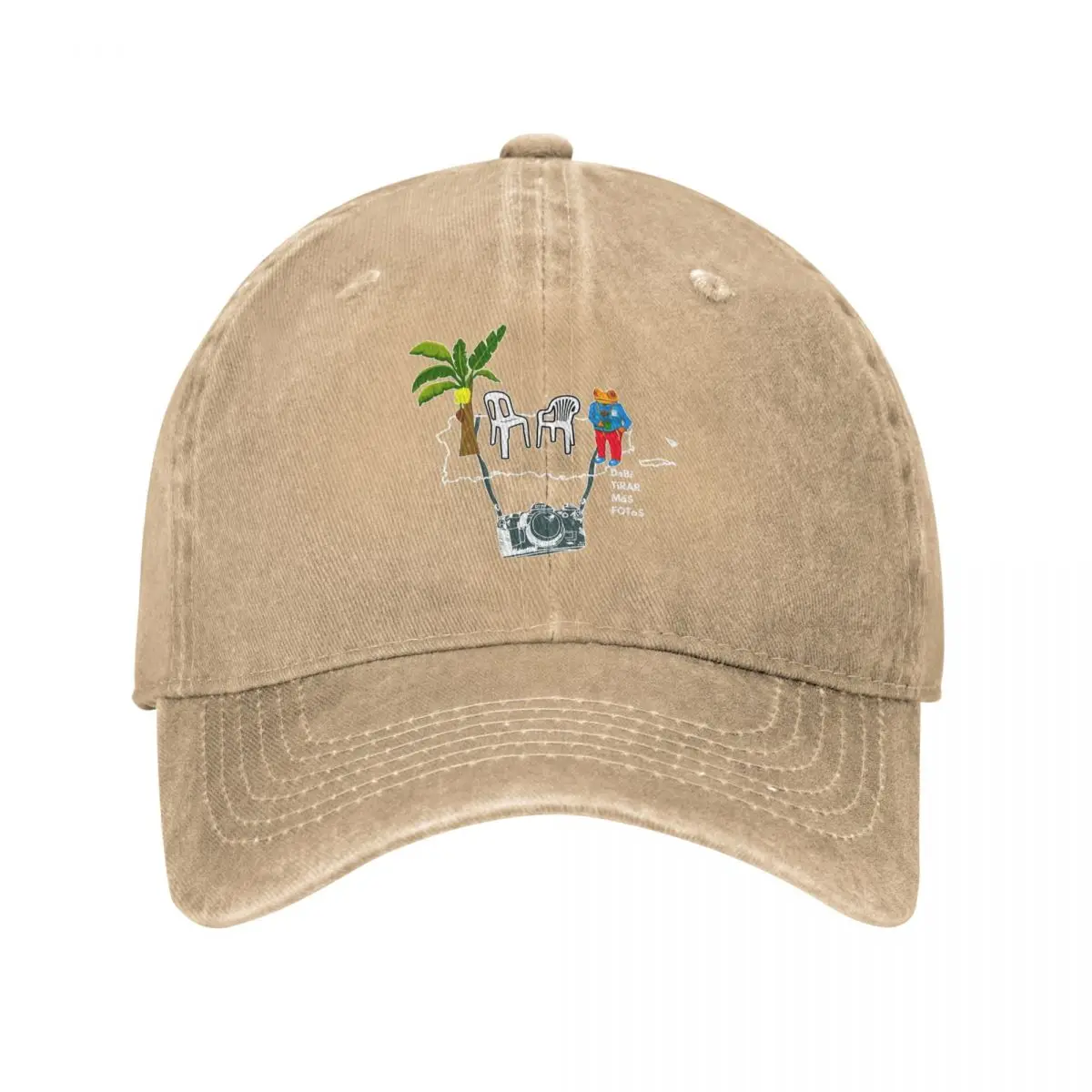 Casquette de Baseball pour Homme et Femme, Debi Tirar, Mas Fotos, Bad Bunny, Nouvel Album, Murcia, Denim, Rétro, Golf, Plein Air, Soleil, 2025