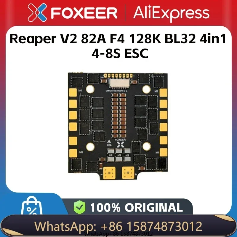 

in stock Foxeer Reaper V2 82A F4 128K BL32 4in1 4-8S ESC