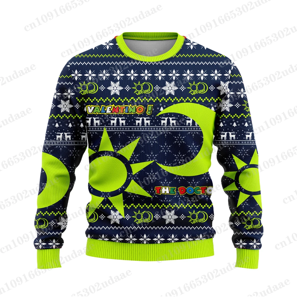 NEW Valentino Rossi  Fan Lovers Ugly Christmas Sweatshirt Men's and Women's Pullover Top 2025 New