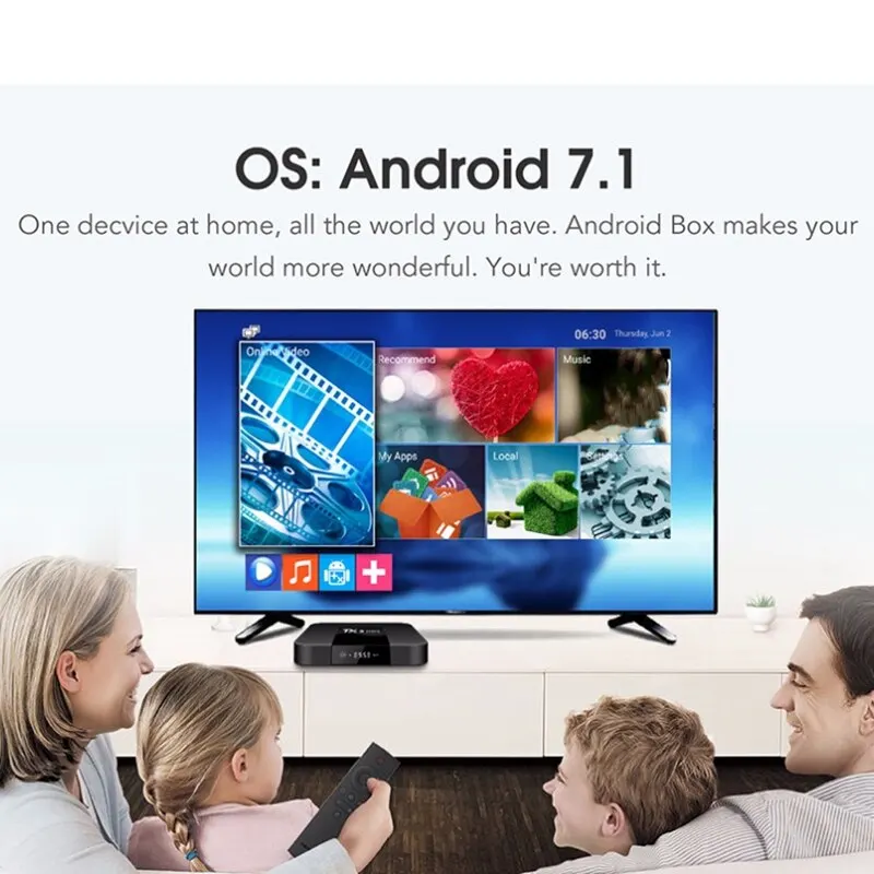 

Max smart TV device Box 4K HDR Android IPTV 10 Ultra HD 2G 8G WIFI Cast Bluetooth IPTV Set top Box USB 3.0 led display
