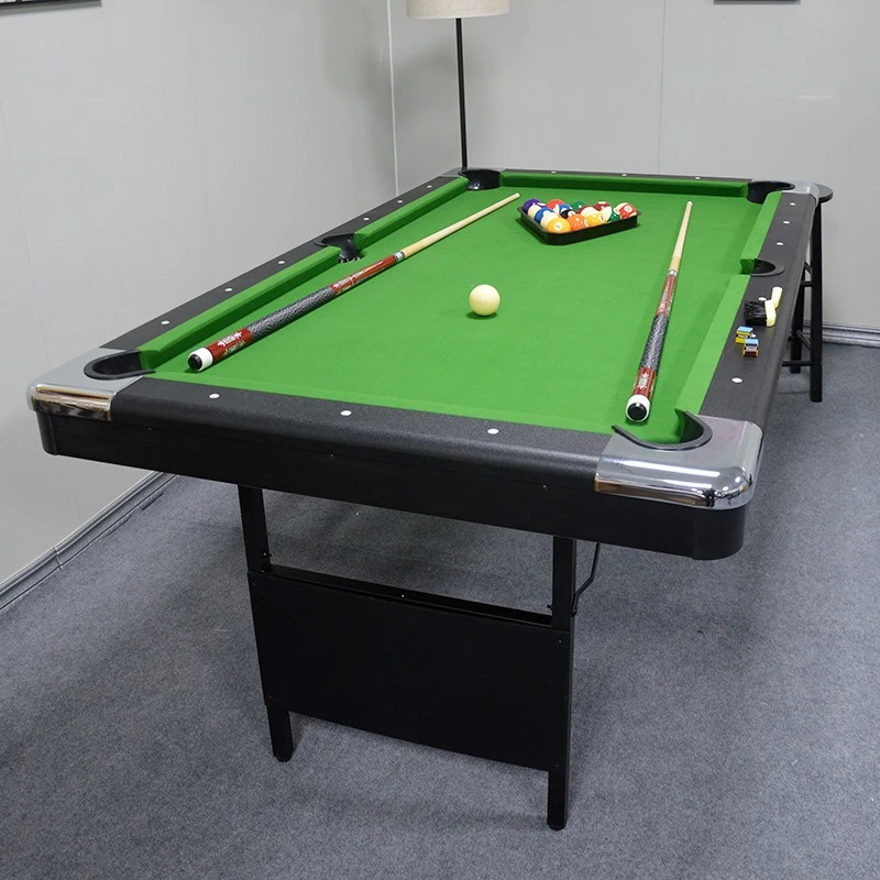 1.9 m  household indoor adult children's folding pool table, free of installation pool table pool table