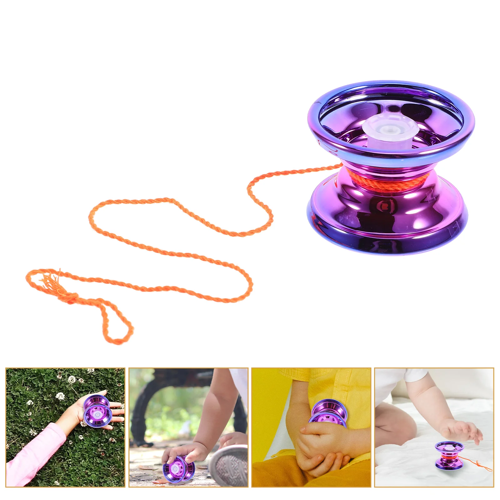 

Yo-Yo Interesting Toy Yo-yos for Beginner Toys Chinese Alloy Lovely Balls Toddler Kids