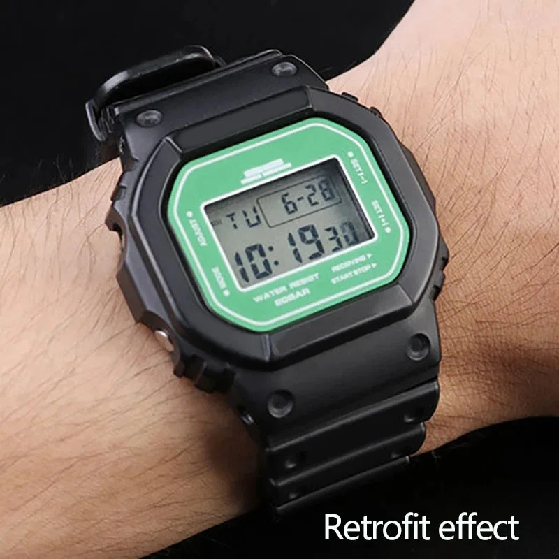DW5600 Watch Mirror Protective Film For Casio Small Squar Tempered Film 3229 DW-5600 GW-B5600 DW-5635 Modified Screen Protector