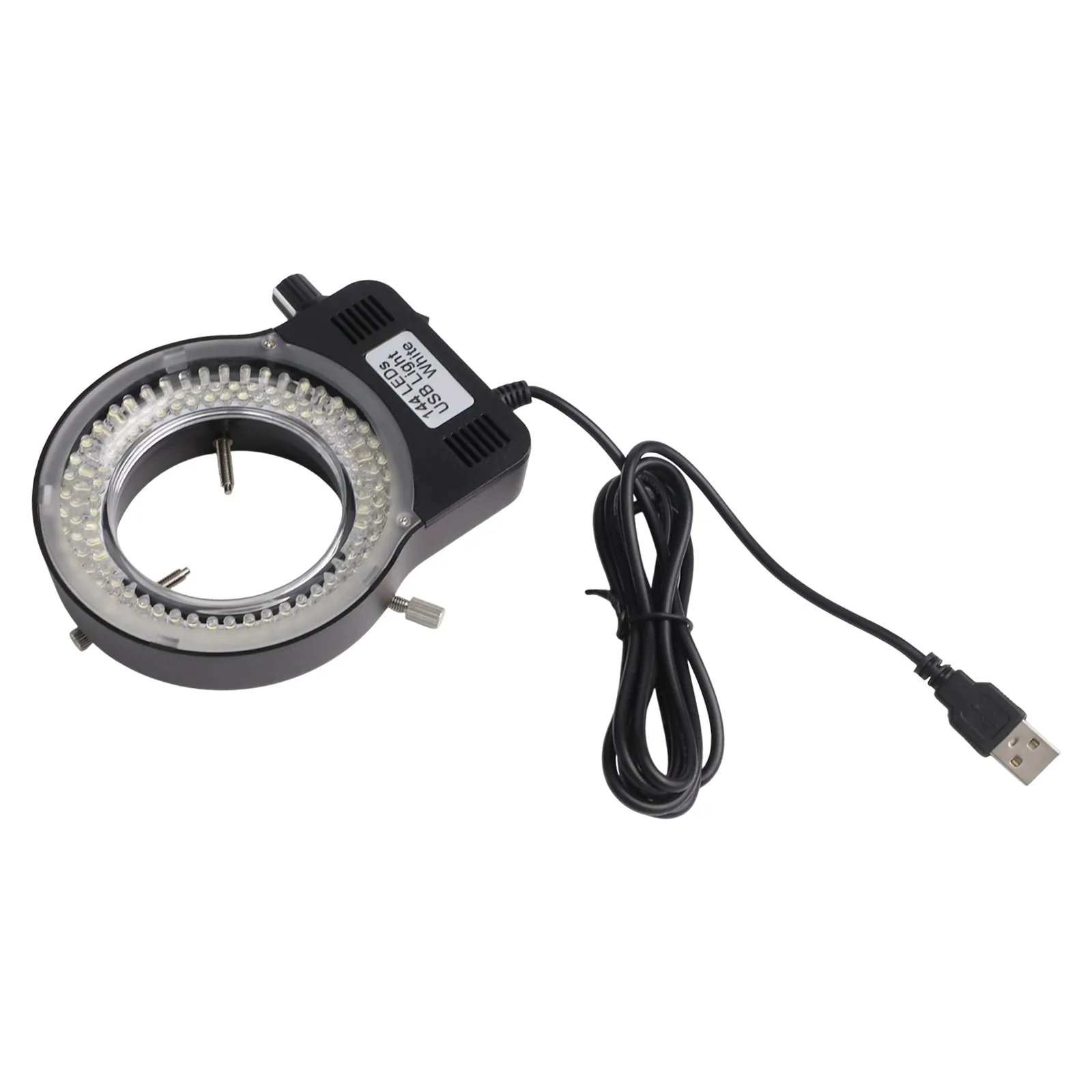 USB Adjustable LED Microscope Ring Light with 72 or 144 LEDs Suitable for Optical Equipment and Camera Illumination