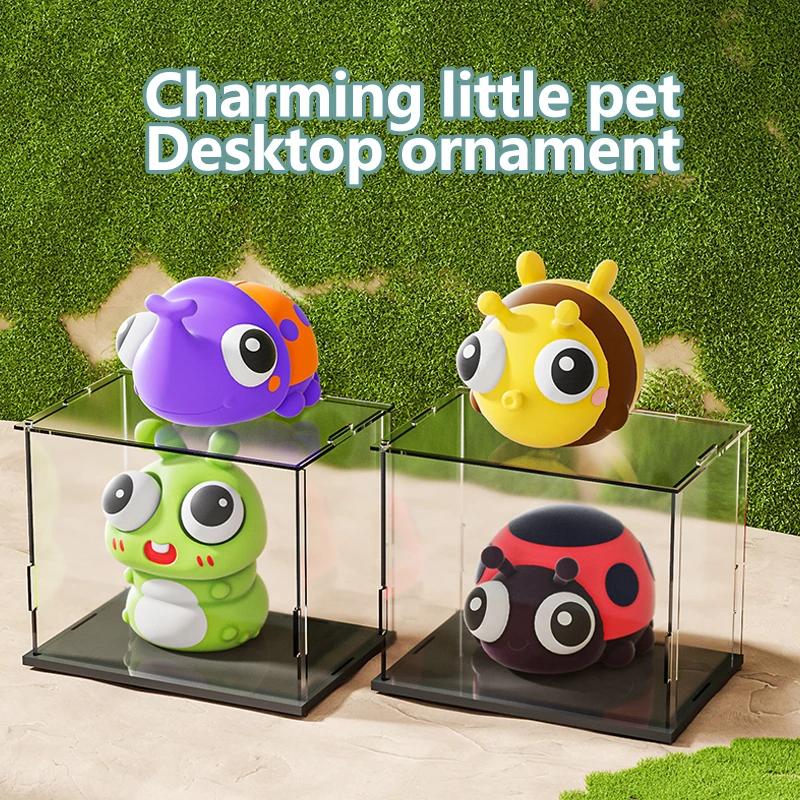 Brinquedos de apertar insetos de pequeno animal fofos Pressione esses insetos deliciosos e seus olhos pop-out perfeitos para relaxamento sensorial