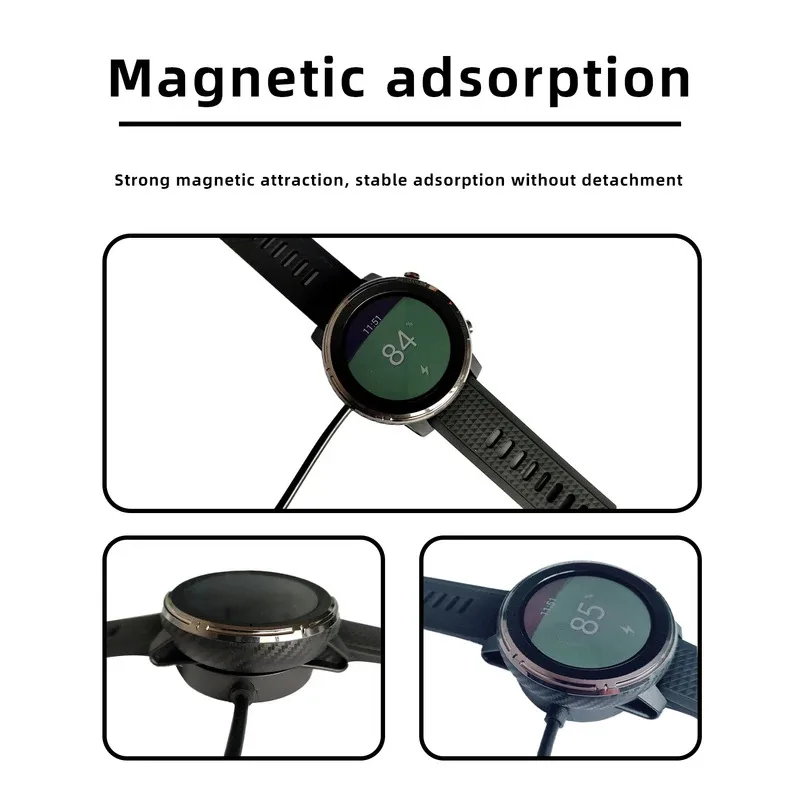 Per huami Amazfit Stratos3 A1928 Caricatore Caricatore USB Smartwatch Caricatore Adattatore Base Xiaomi Caricatore di ricambio 3.3ft