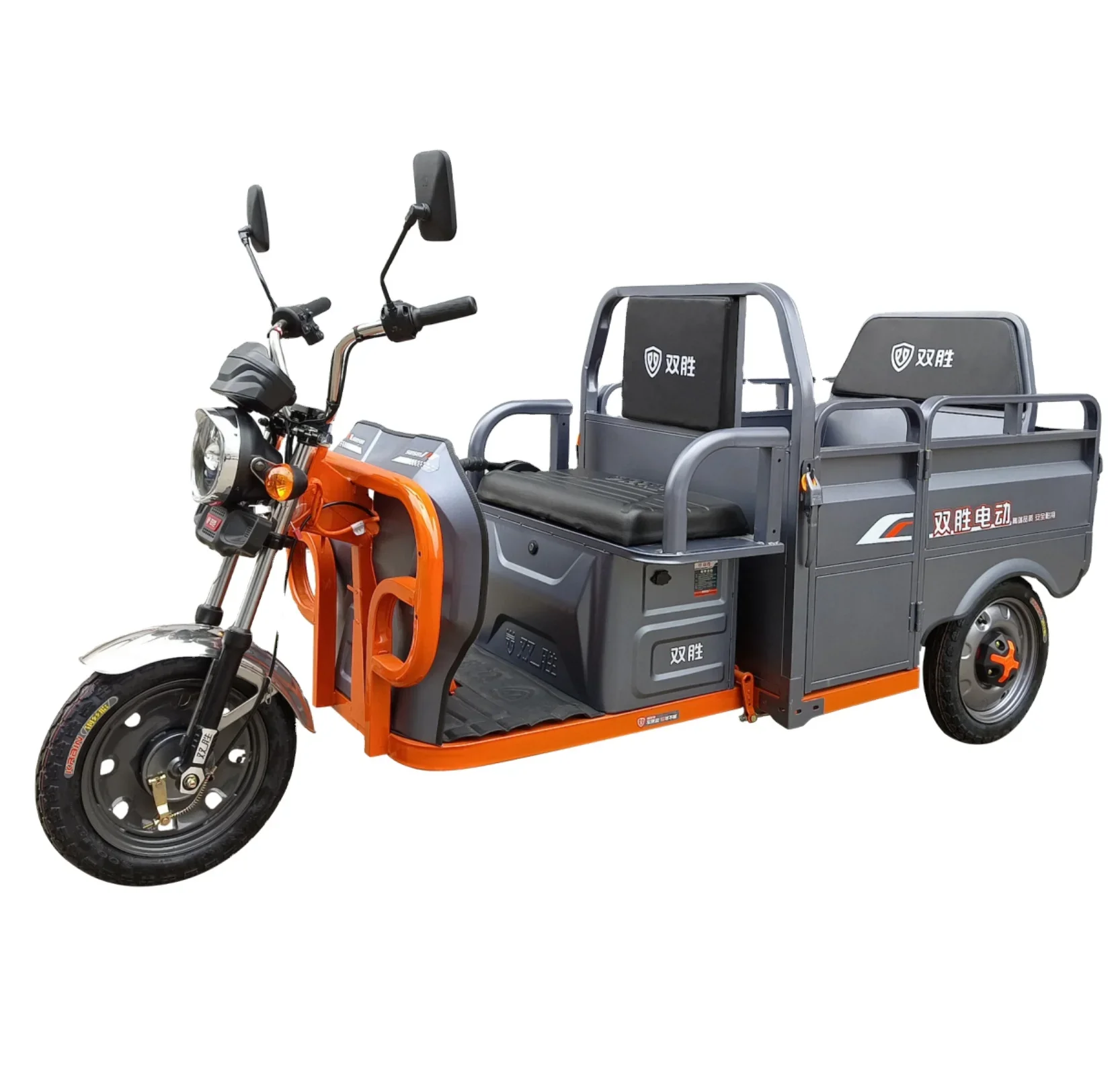 Made in China high quality tricycle electric bike open body household electric tricycles cargo 60V