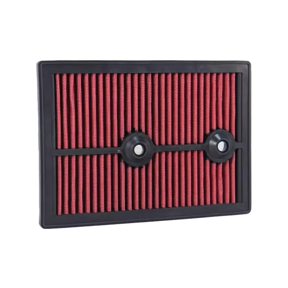 Red Cotton High Flow Panel Air Filter Washable Direct Replacement for Volkswagen for Jetta for Skoda for Audi