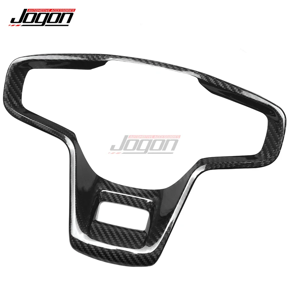 

For Ford Bronco 2021 2022 2023 2024 Carbon Fiber Car Interior Steering Wheel Button Frame Cover Sticker Trim Accessories