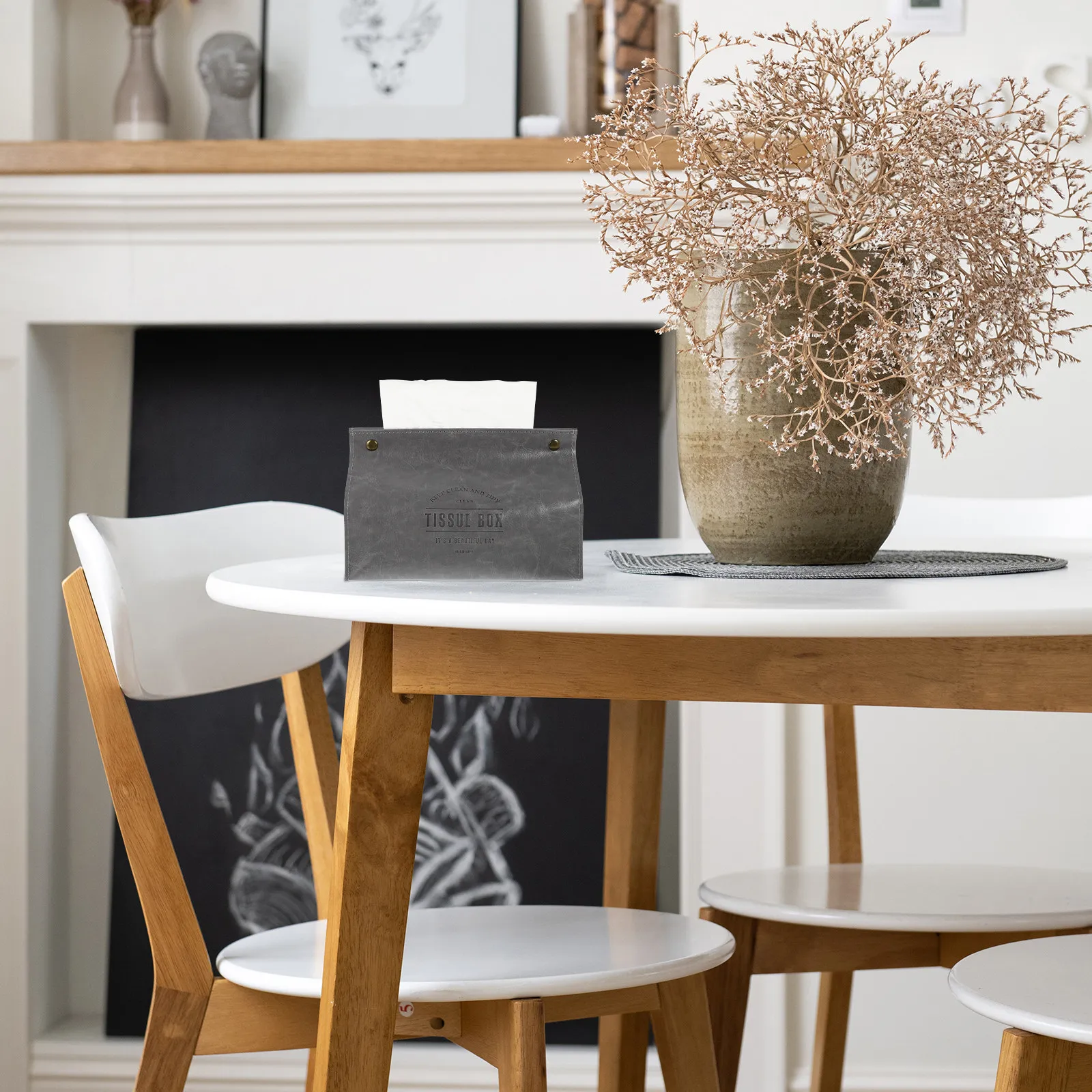 

1 шт. винтажный органайзер для салфеток в скандинавском стиле, настольный держатель для салфеток, декоративный контейнер для дома, офиса, автомобиля