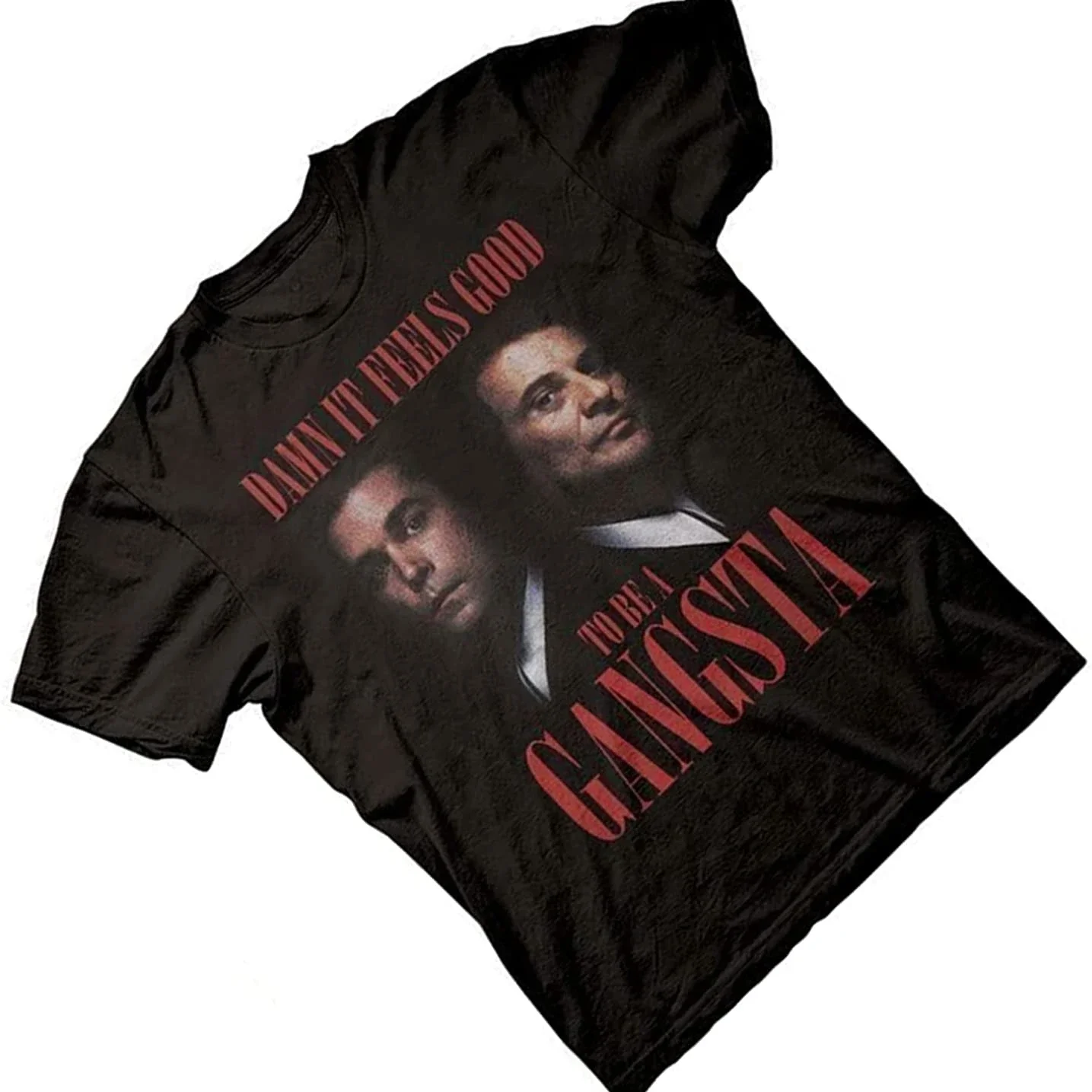 Classic Movie Goodfellas Poster Mafia Gangster T Shirt New 100% Cotton Short Sleeve O-Neck T-shirt Casual Clothing Mens Top