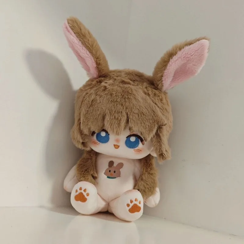 

Игра Arknights Amiya Атрибут Плюшевая кукла Одевание Хлопковые куклы Уши Тело Плюшевые аниме 20 см Игрушки Косплей Подарок на день рождения