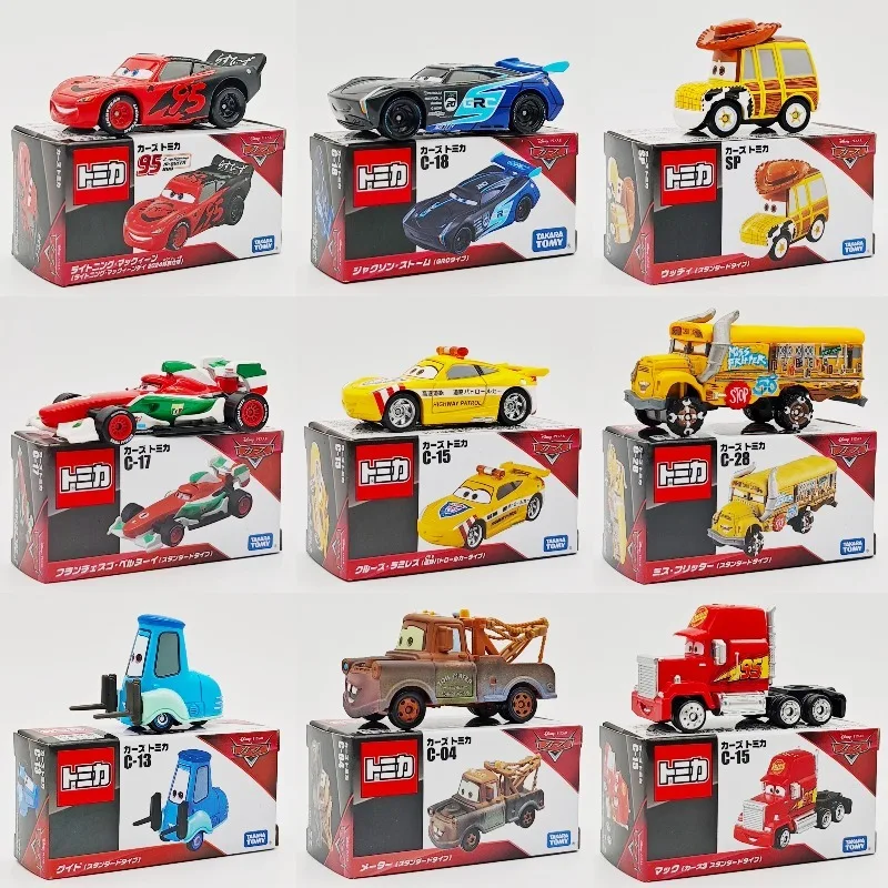 

TAKARA TOMY 1/64 Racing: МакКуин, Баня, Блэк Сторм, Сержант Джексон, металлическая модель автомобиля из литого сплава, подарок для мальчика