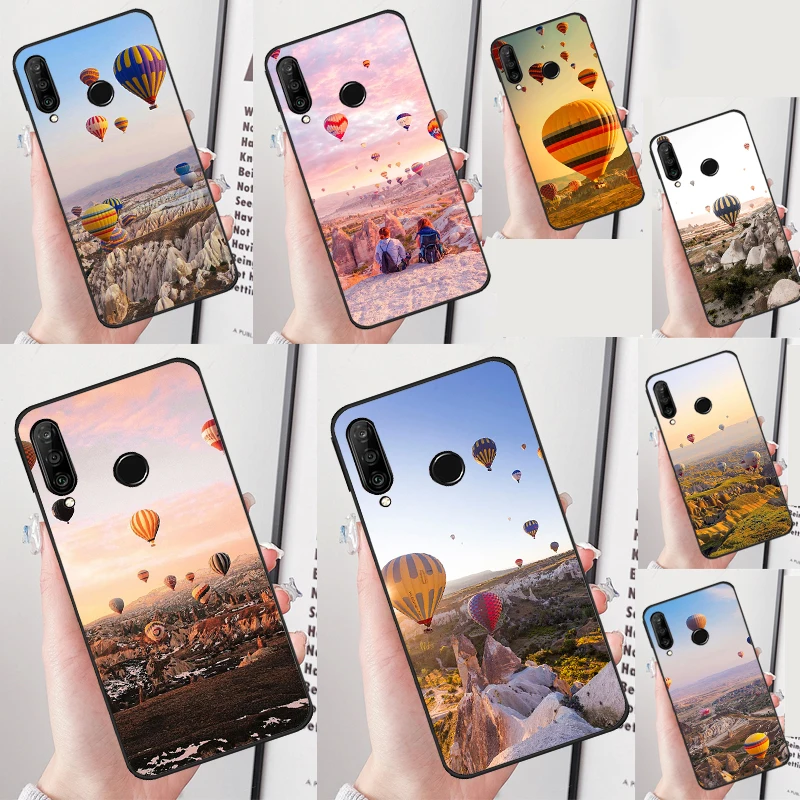 منطاد الهواء الساخن السفر الجبل لهواوي نوفا 7i 8i 11i 12i 12s 9 10 SE Y91 Y90 Y60 Y70 Y72 Y61 P60 Pro P30 P40 لايت