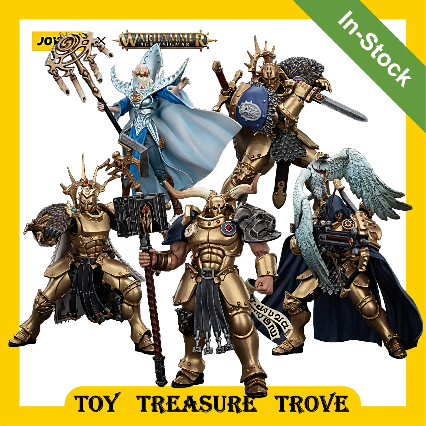 

[IN STOCK] JOYTOY Warhammer AGE OF SIGMAR 1/18 Action Figure Stormcast Eternals The Blacktalons Model Toy