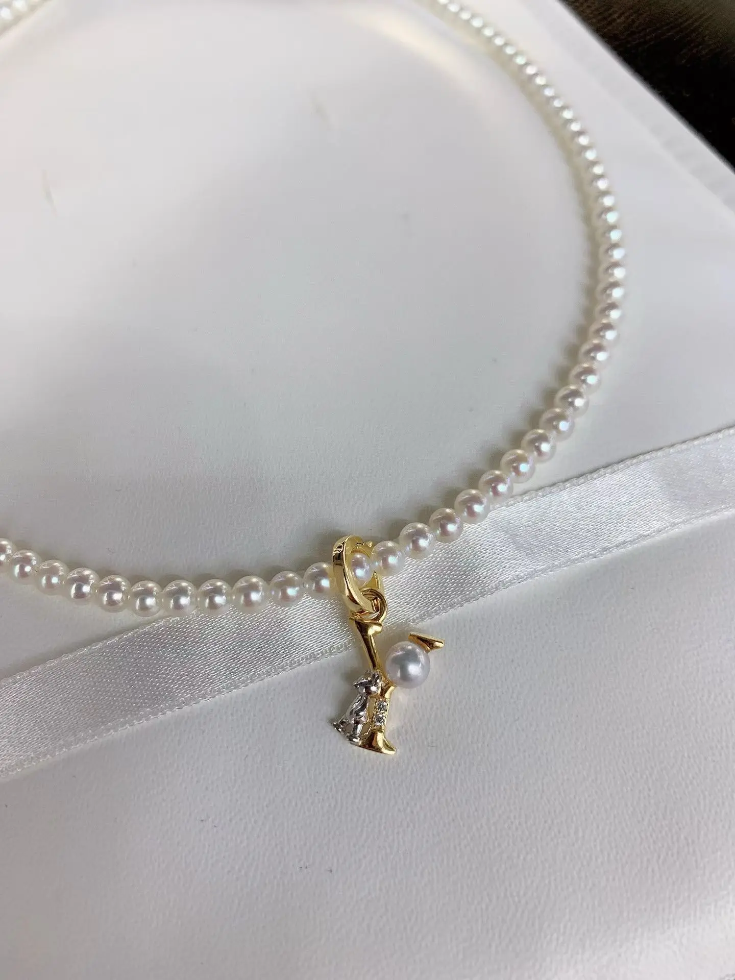 Certificate Freshwater Baby Pearl String Choker 925 Silver Initial Pendant Detachable Charm For Any Necklace Bead Strand Jewelry