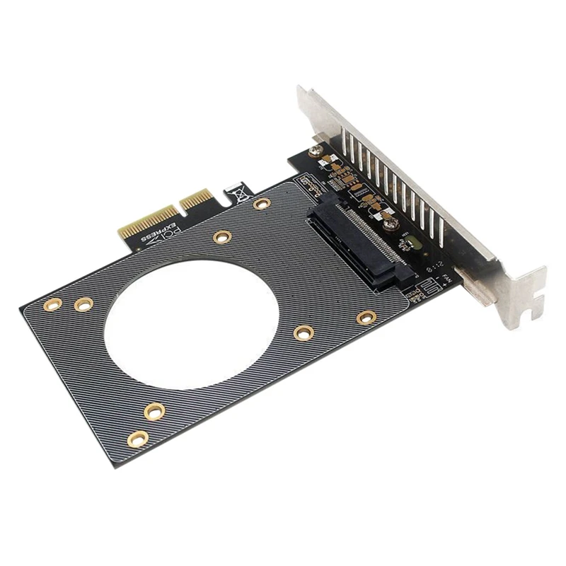 Top-PH46 U2 SFF-8639 Turn PCIE X4 Expansion Card U2 Pcie X4-U.2 Riser Card SFF-8639 GEN4 SSD