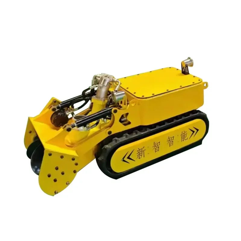 Rubber Tracked Underwater More Compact Overall Structure Pipe Cleaning Automatic Dredging Machine