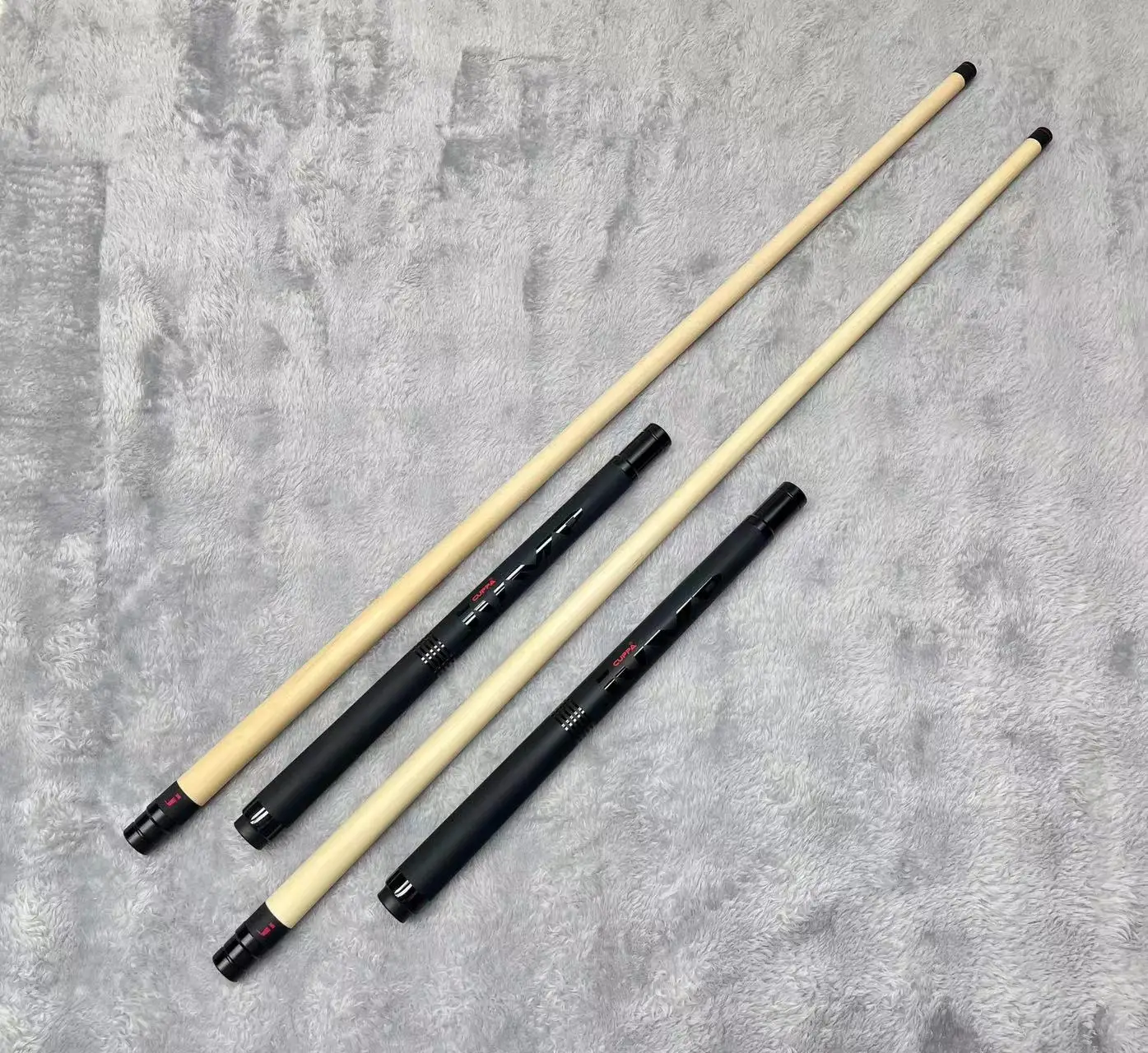 CUPPA-Jump Cue Break Stick Billiard Cues America Nine Ball Carbon Grip 105cm Tip Size 3/4 Split 13.7mm 10.5oz JP-102