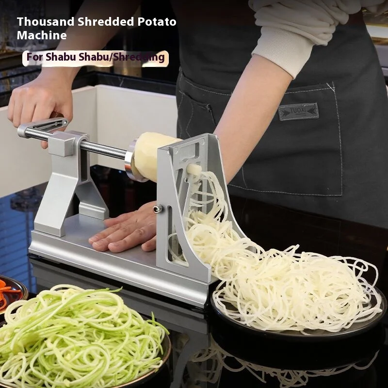Multi Functional Stainless Steel Potato Shredder Manual Carrot Potato Silk Cutter Vegetable Fruit Slicer