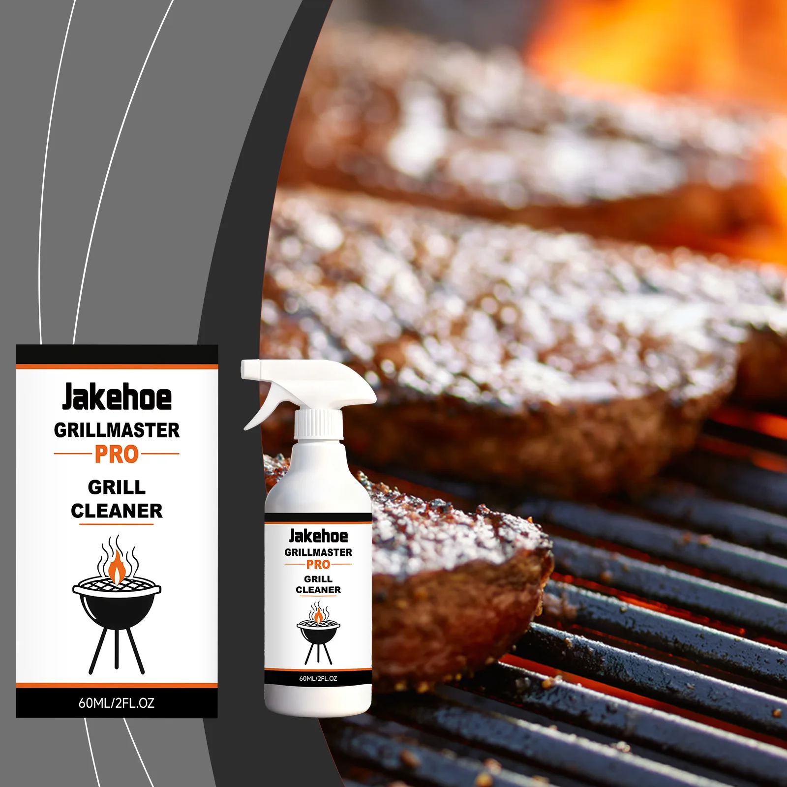 Grill Cleaner Household Kitchen Degreaser Oil Stain Remover For Ovens And Range Hoods Safe Non Irritant Formula