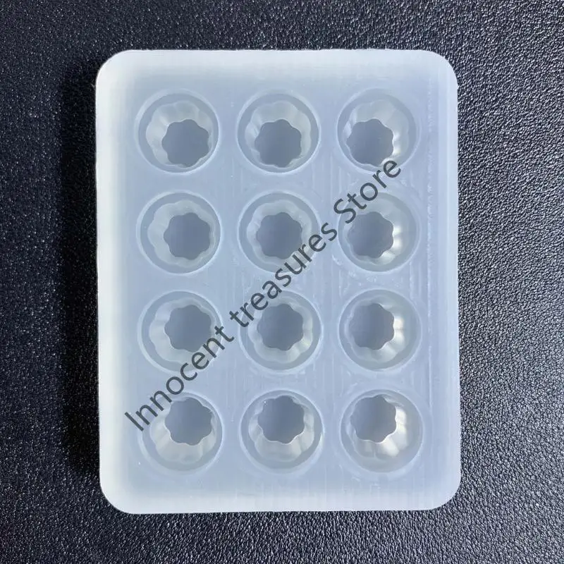 

3XUA 12-Cavity Blank Puddings Mould Mini Cup Chocolate Candy Mold Silicone Baking Molds DIY Jellies Mousse Cake Decor