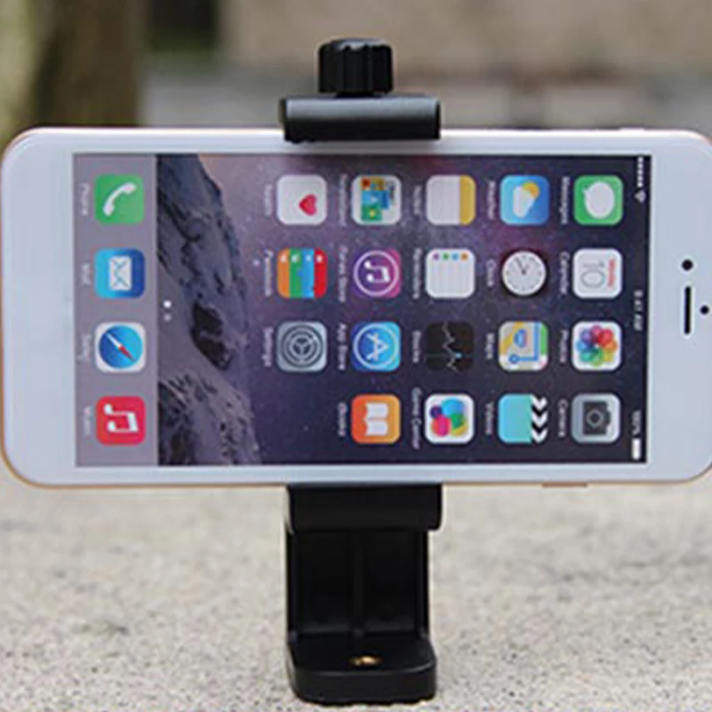 

Universal Tripod Mount Phone Clip Vertical Bracket 360 Degree Rotating Tripod Adapter for iPhone Samsung Huawei