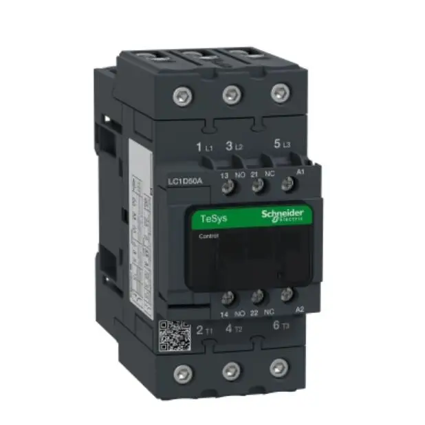 LC1D50F7 LC1D50AF7 LC1D50AF7C TeSys D contactor - 3P(3 NO) - AC-3 - 50 A - 110 V AC 50/60 Hz coil