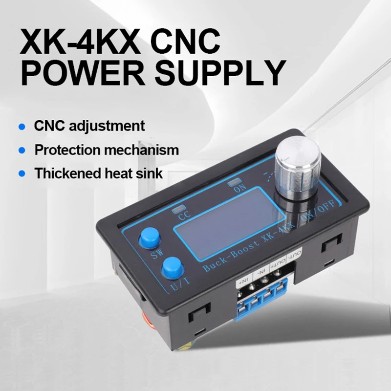 4KX Programmable CNC DC DC Buck Boost Converter CC CV 0.5-30V 4A Adjustable Regulated Power Supply For Solar Battery Charging