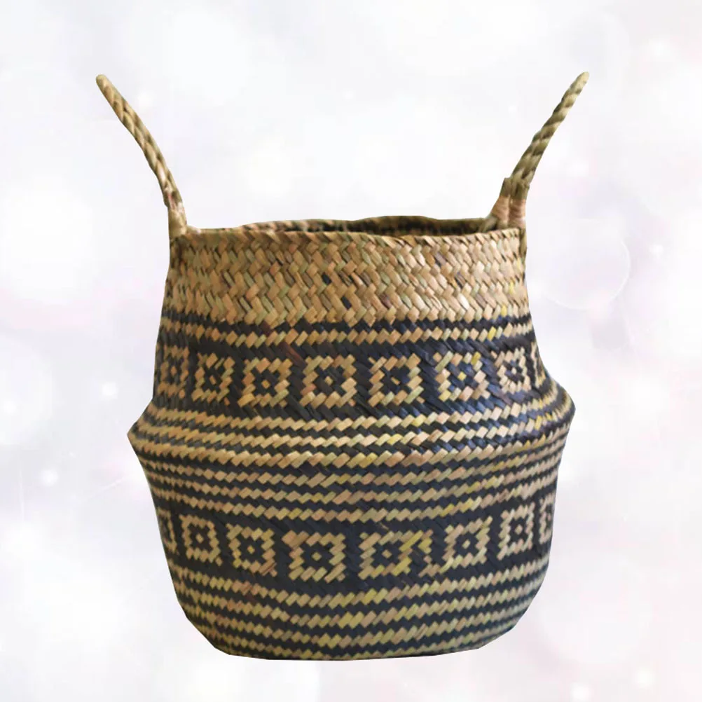 

Large Handheld Room Cloth Storage Books Flower Clothes Storage Baskets Laundry Room Decorative Laundry Basket Basket