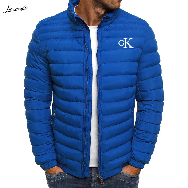 2024 New Fashion Versatile Autumn/Winter Zipper Cotton Jacket Top Warm and Comfortable Men\'s Coat