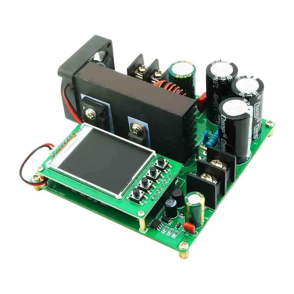 900W 15A Step Up Converter Booster TFT Digital Display DC-DC Boost Module Board 8-60V To 10-120V Constant Current Voltage CC CV