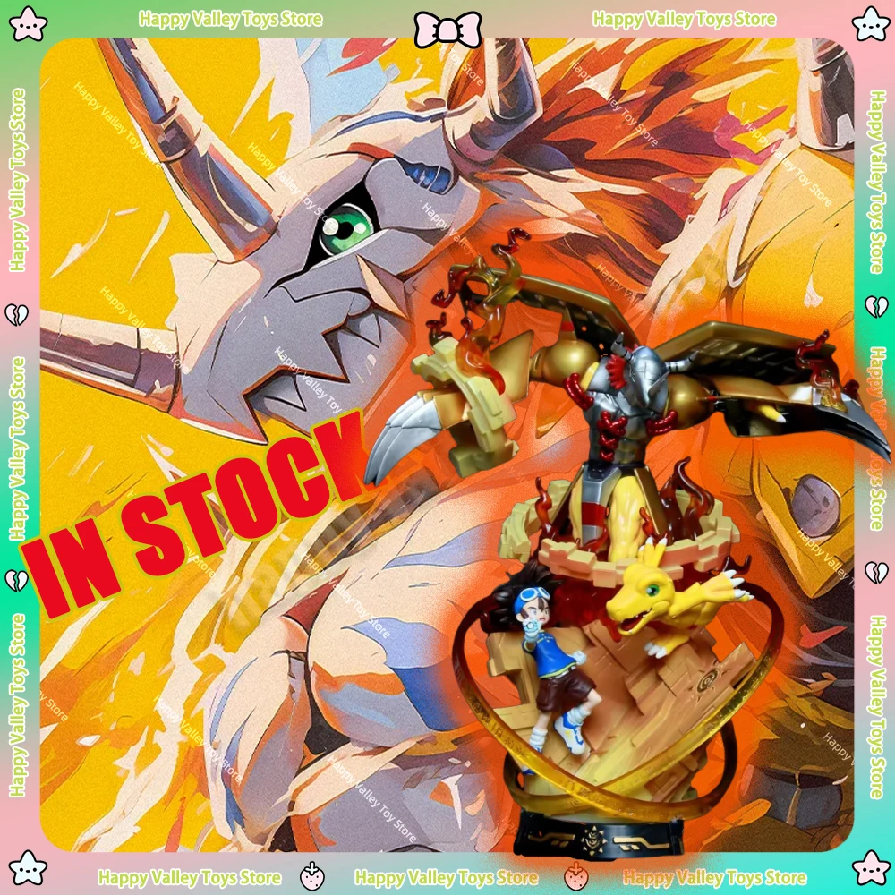

New Digimon Adventure Figures Taichi Agumon War Greymon Anime Figures PVC statue Collection Model desk Ornament Toys Gifts