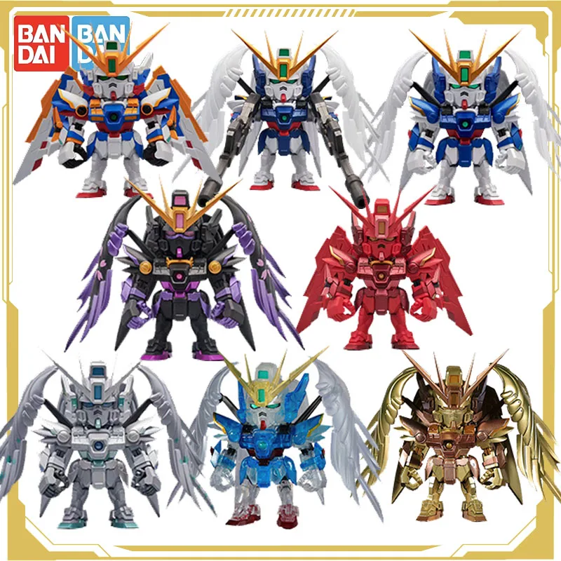 

Bandai Original Candy Toy GUNDAM Anime QMSV-mini EW Action Figure Toys for Boys Girls Kids Gift Collectible Model Ornaments