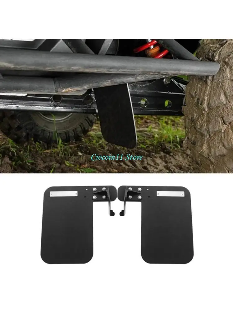 

Y1UB Heavy Duty Rear Arm Guard & Mud Flap Set Protective Plastic Rear Arm Cover with Mud Flap Quick Fixing for XP 1000