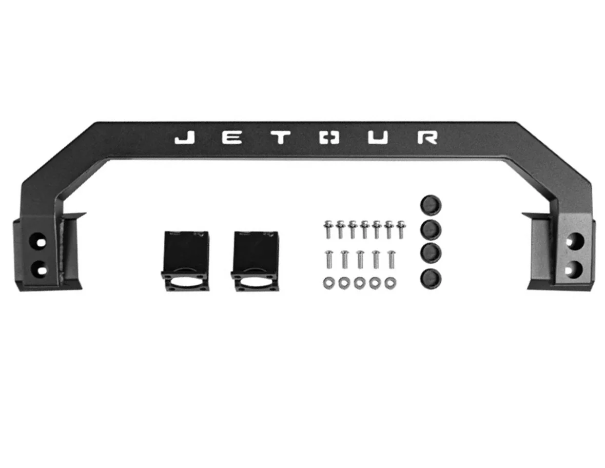 

Аксессуары для кузовного комплекта Jetour T2, алюминиевый передний бампер для предотвращения столкновений, модификация бычьей полосы для Jetour Traveller T2, передняя защита