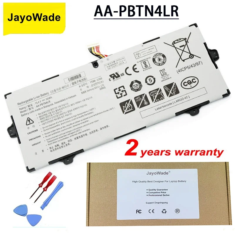 

AA-PBTN4LR BA43-00 Аккумулятор для ноутбука Samsung NP940X5M-X02US NP940X3M-K01US NOTEBook 9 PRO 15 NP940X5N NT950QAA 54WH Аккумуляторы