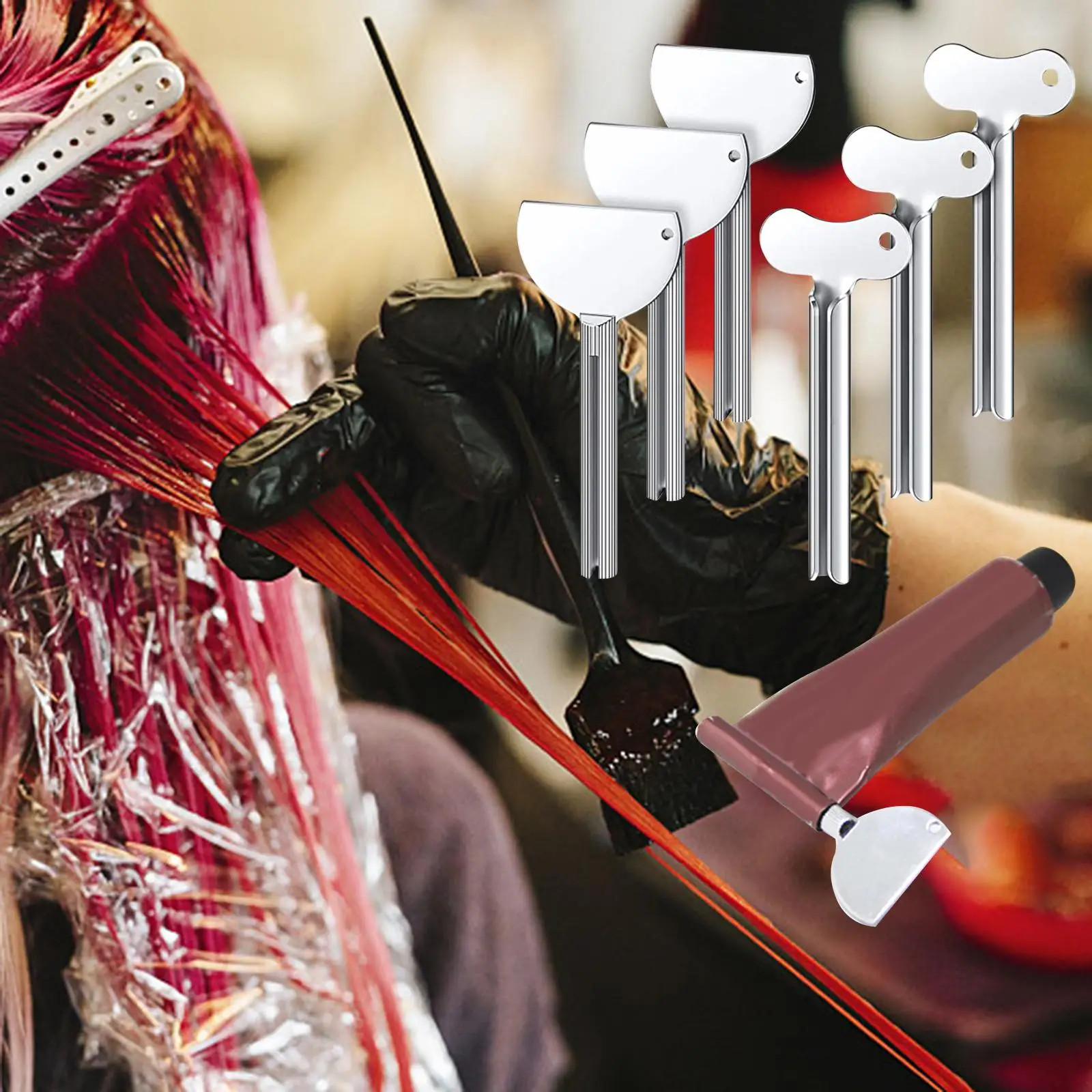 歯ブラシディスペンサー,耐久性のあるクリーム,歯磨き粉ディスペンサー,6個