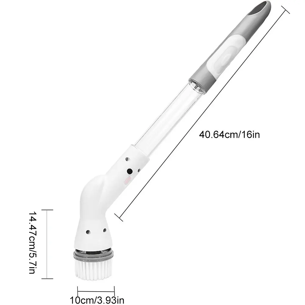 コードレス電動ハンド掃除機,電動シャワースクラバー,床洗浄ツール,6つの交換用ブラシヘッド